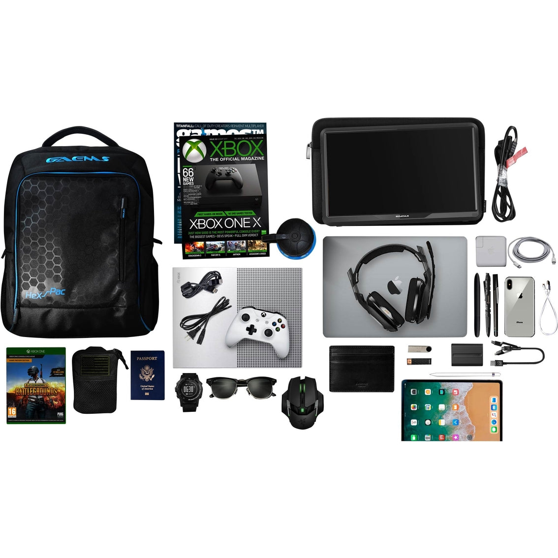Gaems® Hex Pac Bulto para Consolas