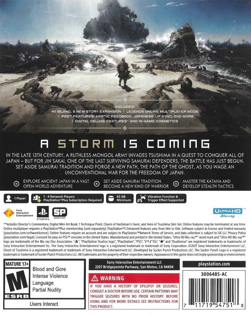 Ghost of Tsushima: Director's Cut (PS5)