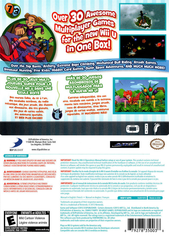 Family Party: 30 Great Games Obstacle Arcade (WiiU)