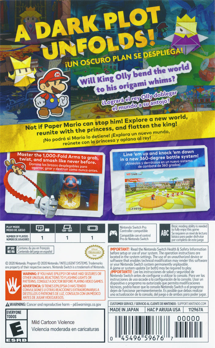 Paper Mario: The Origami King (NS)